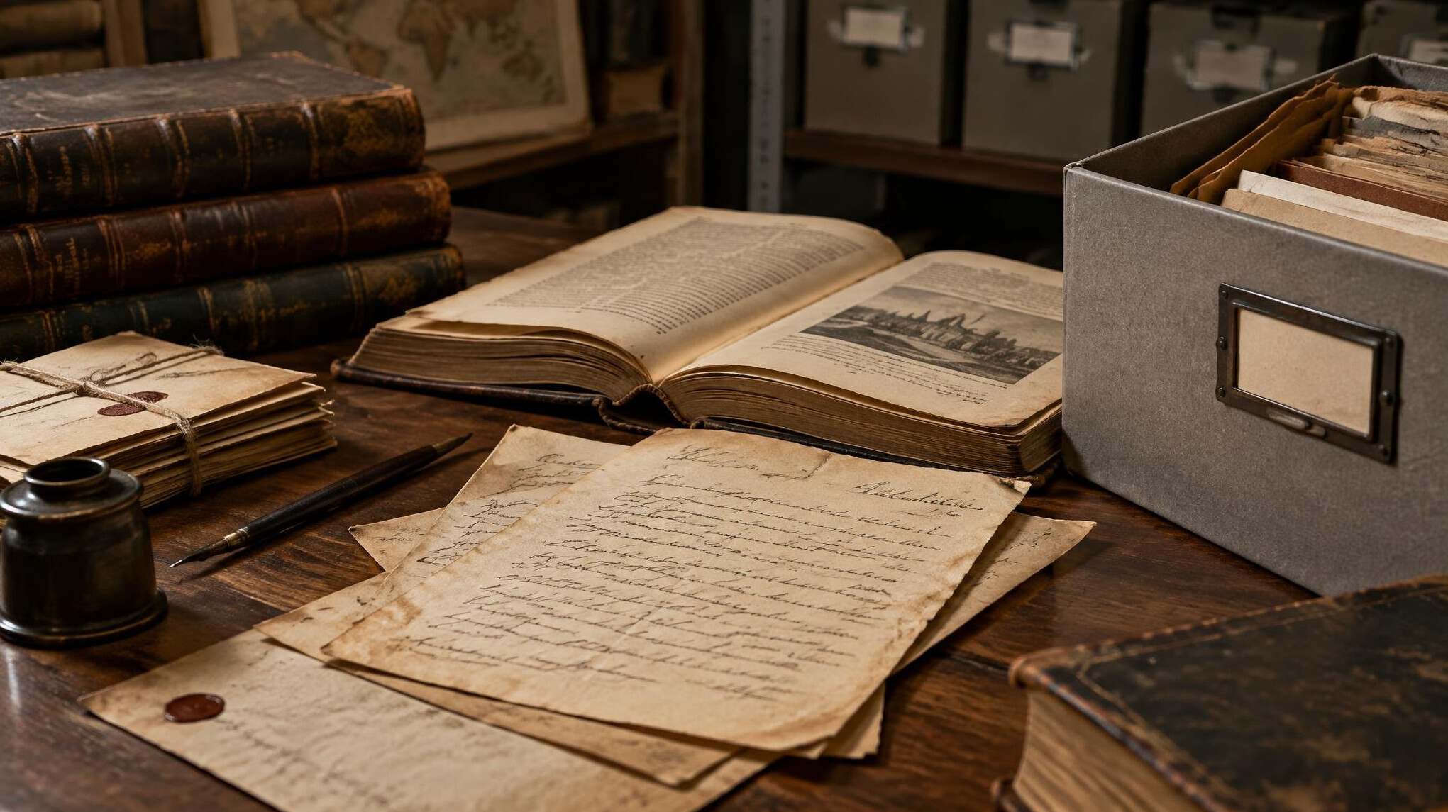 vintage handwritten letters