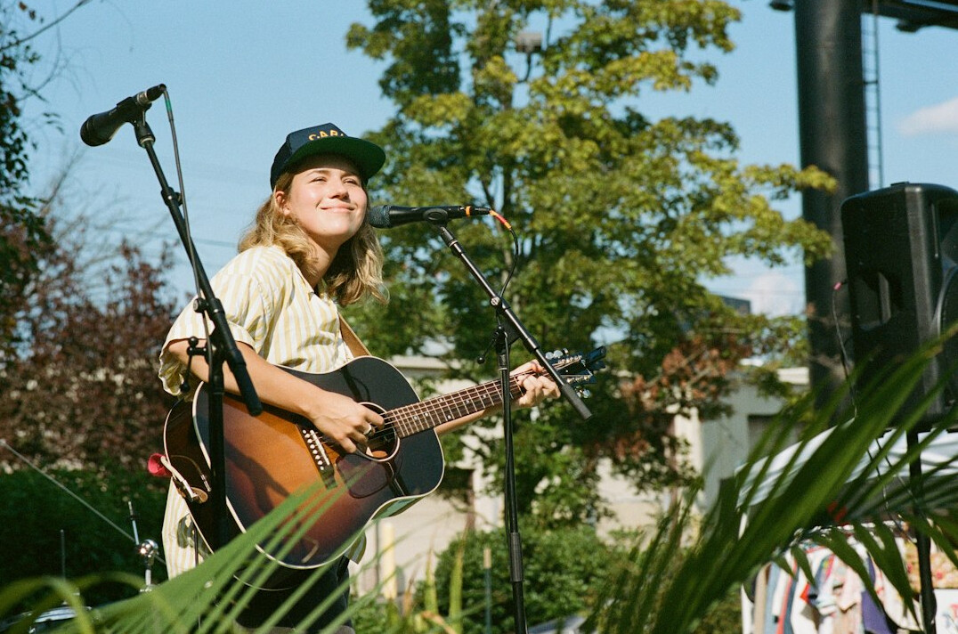 musician performing on stage